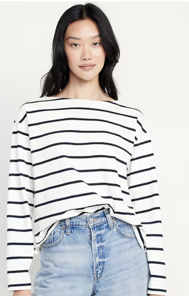 Striped Long Sleeve Sweater